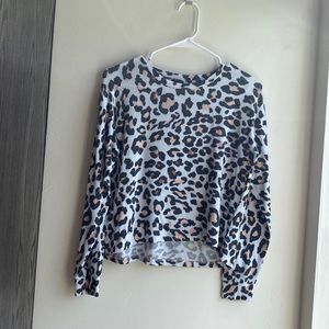 Leopard Print Long Sleeve Shirt